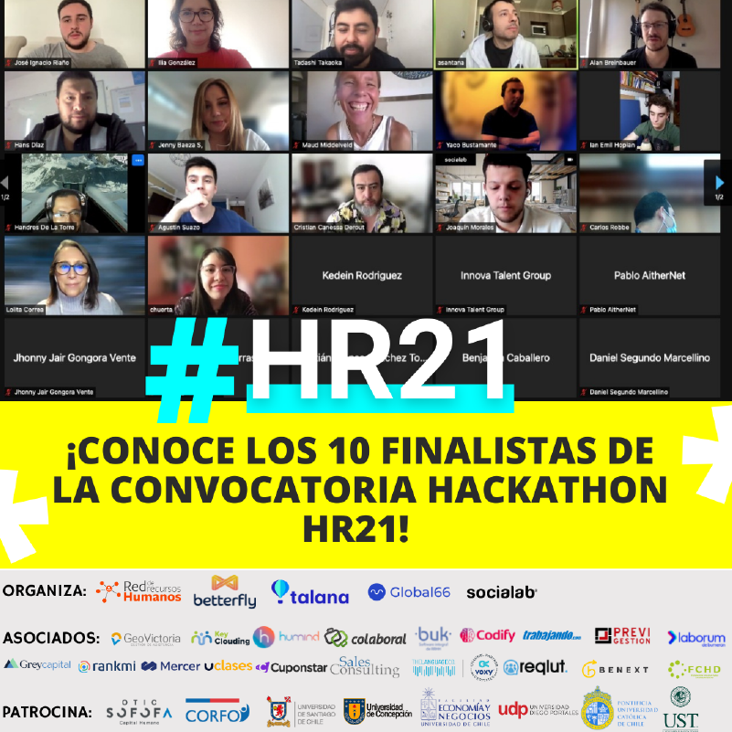 Ya hay finalistas para la Hackathon #HR21